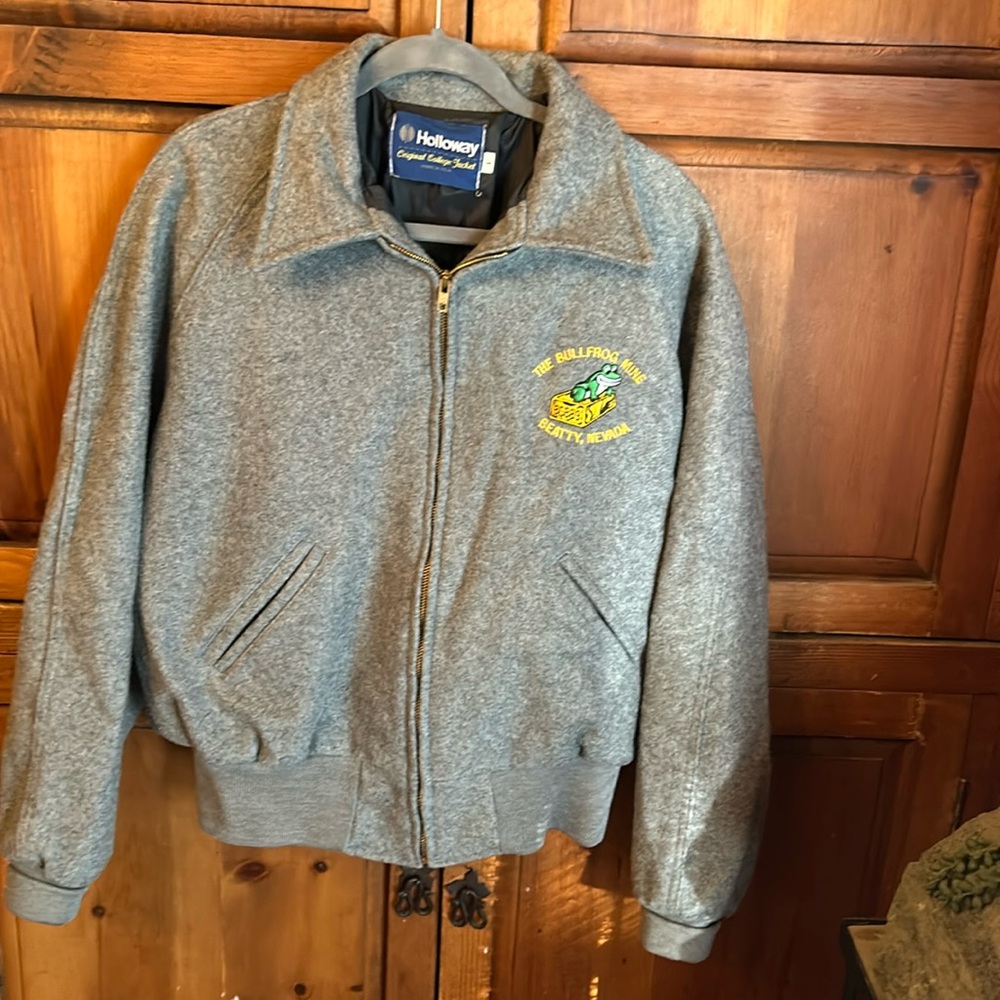 Halloway original college jacket made in the USA. Size large